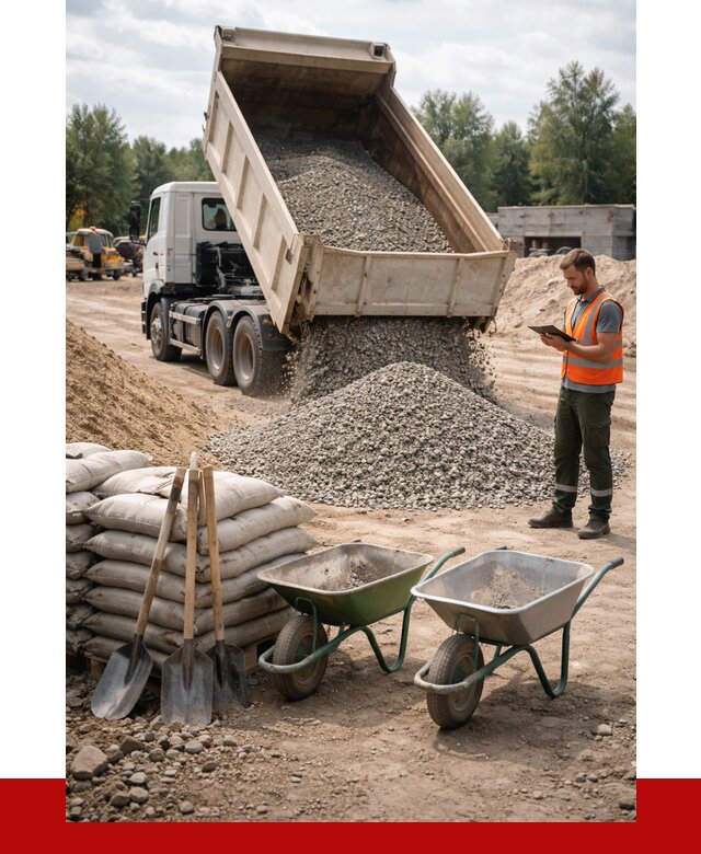 Доставка нерудных материалов в Мирном от 1213 руб. | ПРОНЕРУДМир