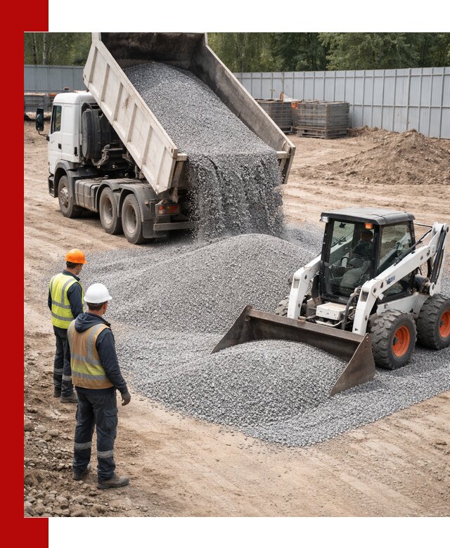 Доставка и продажа гранитного щебня фракции 0-5 в Мирном