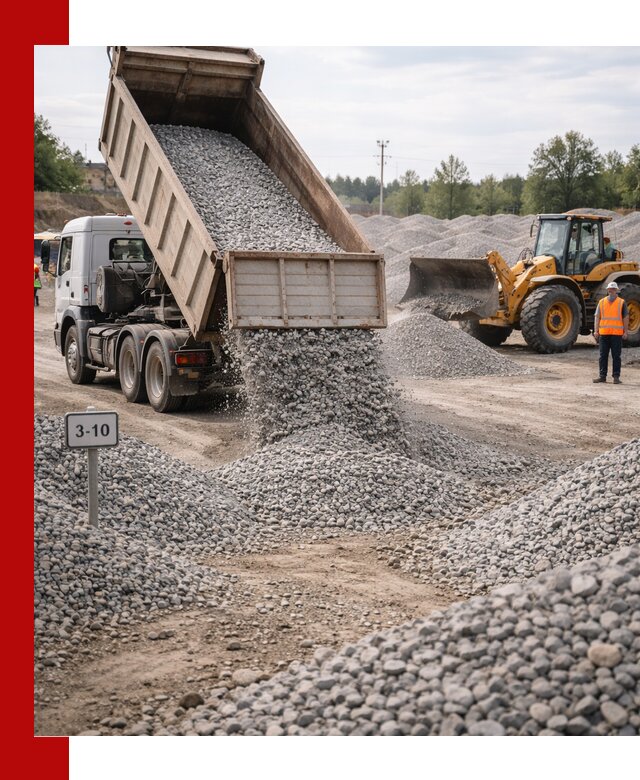 Гранитный щебень фракции 3–10: доставка и продажа в Мирном