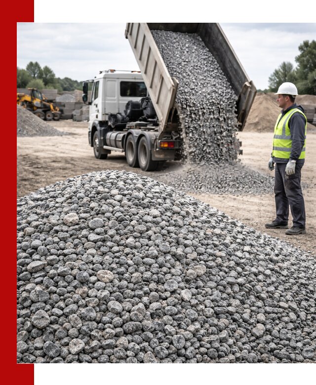 Доставка и продажа гранитного щебня фракции 5-20 в Мирном