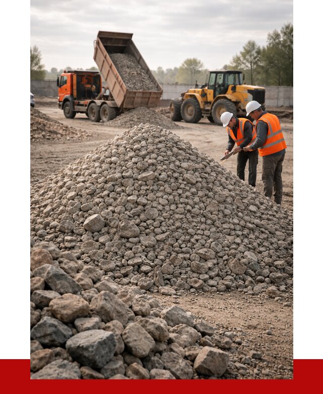 Гранитный щебень фракция 40-70 в Мирном от 2527 руб ПРОНЕРУДМир