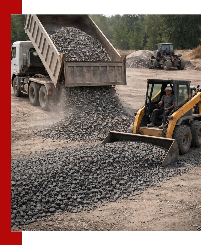 Гранитный щебень фракция 40-70 с доставкой в Мирном