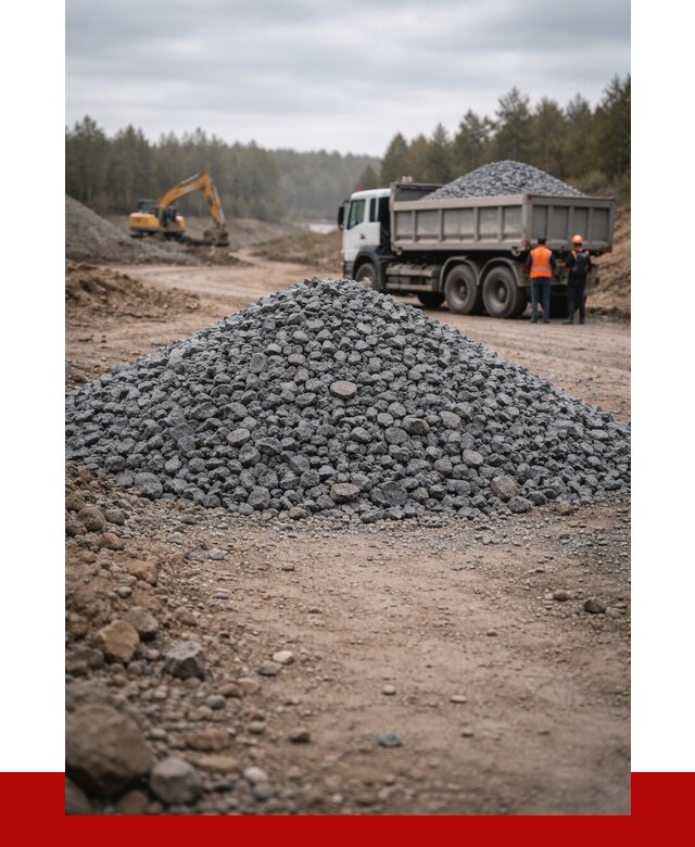 Щебень габбро диабаз фракция 40-70 в Мирном от 2224 р-ПРОНЕРУДМир