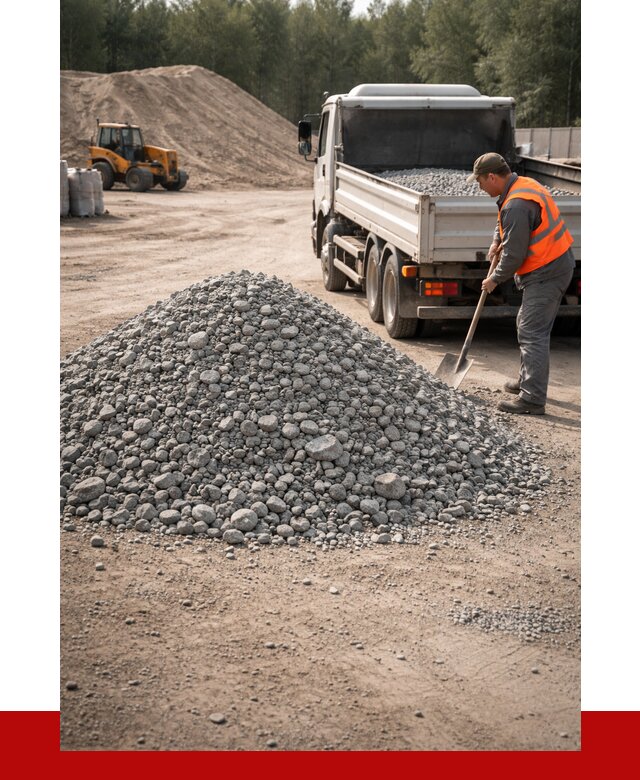 Гравийный щебень фракция 5-10 в Мирном от 2224 р. | ПРОНЕРУДМир