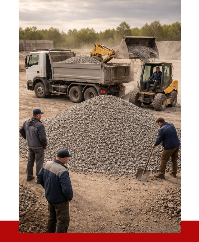 Гравийный щебень фракция 5-20 в Мирном от 2426 р. ПРОНЕРУДМир