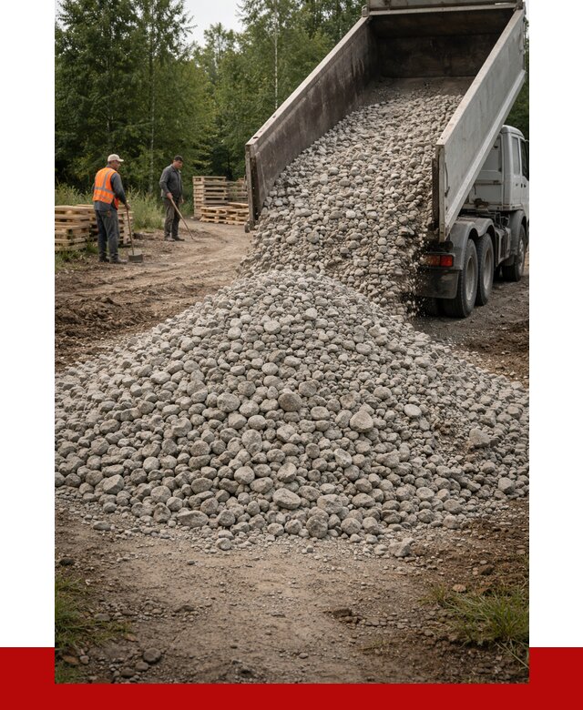 гравийный щебень фракция 70-120 в Мирном от 2477 р. ПРОНЕРУДМир