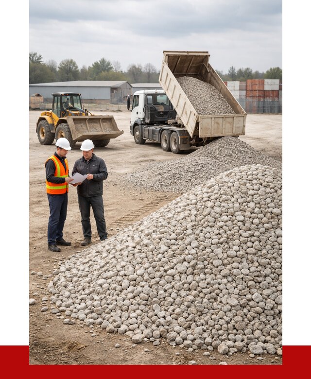Известняковый щебень в Мирном от 1415 р. доставка | ПРОНЕРУДМир