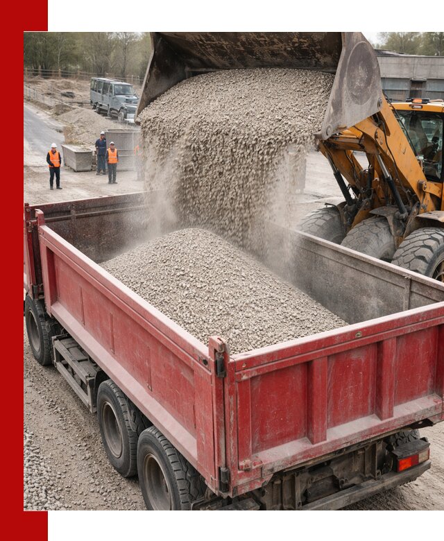 Купить известняковый щебень фракции 0-5 с доставкой в Мирном