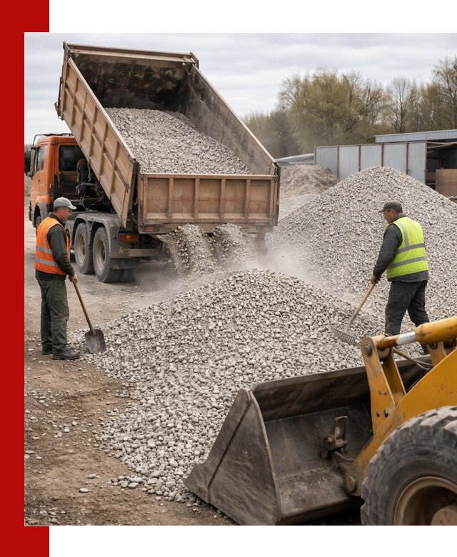 Доломитовый щебень фракции 5-20 с доставкой в Мирном