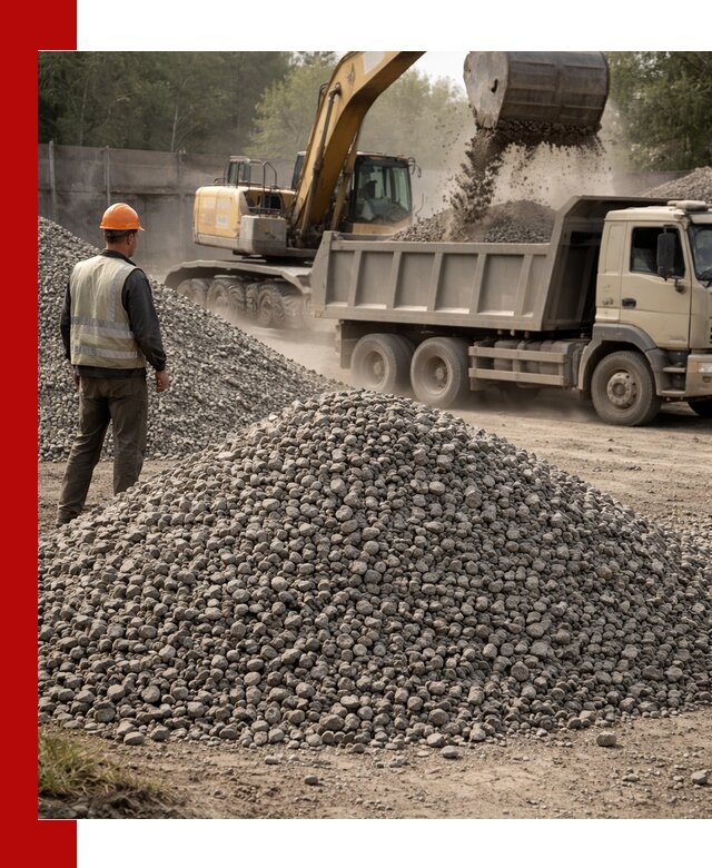 Шлаковый щебень фракция 5-20 с доставкой в Мирном