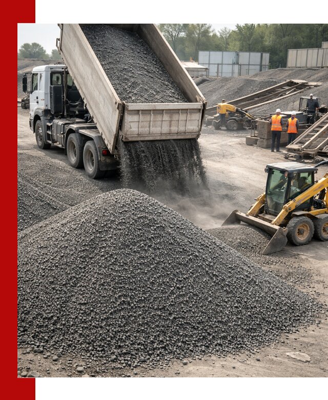 Вторичный щебень фракция 0–5 с доставкой в Мирном