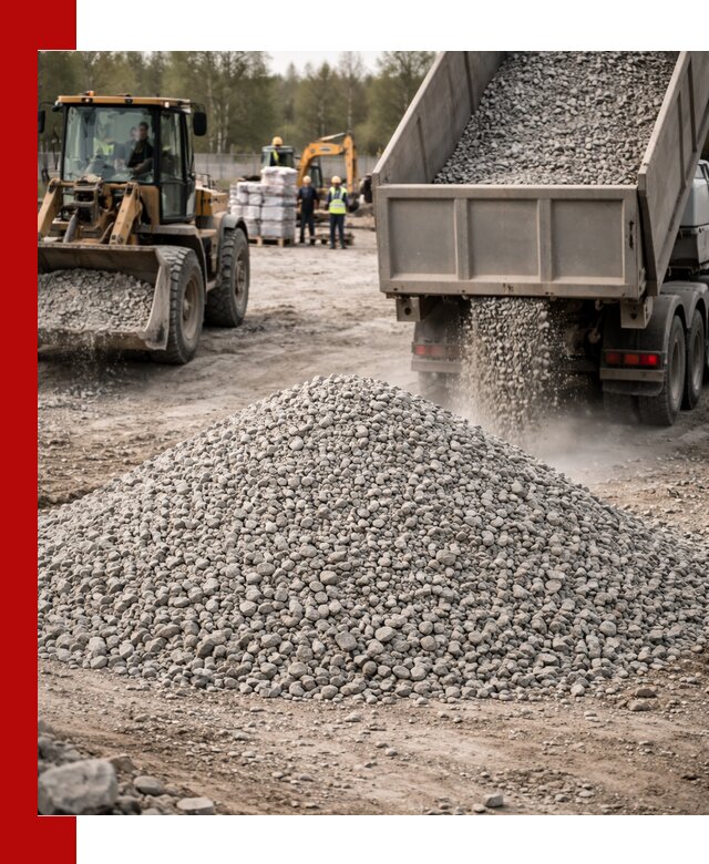 Вторичный щебень фракции 5-20 в Мирном — доставка и продажа крупнотоннажно