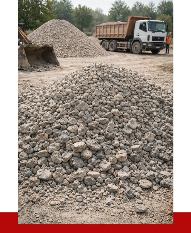 Вторичный щебень фракция 20-40 в Мирном от 2224 р ПРОНЕРУДМир