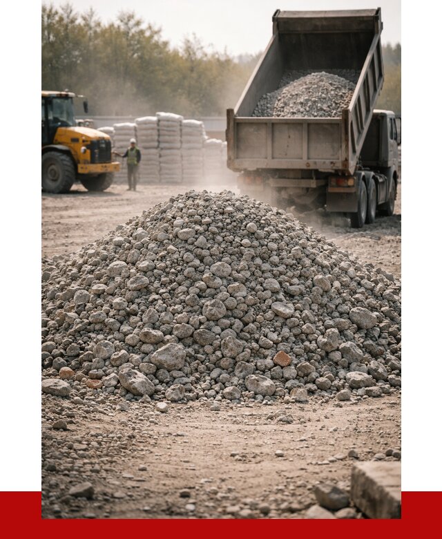 Вторичный щебень фракция 70-150 в Мирном от 1415 р. | ПРОНЕРУДМир