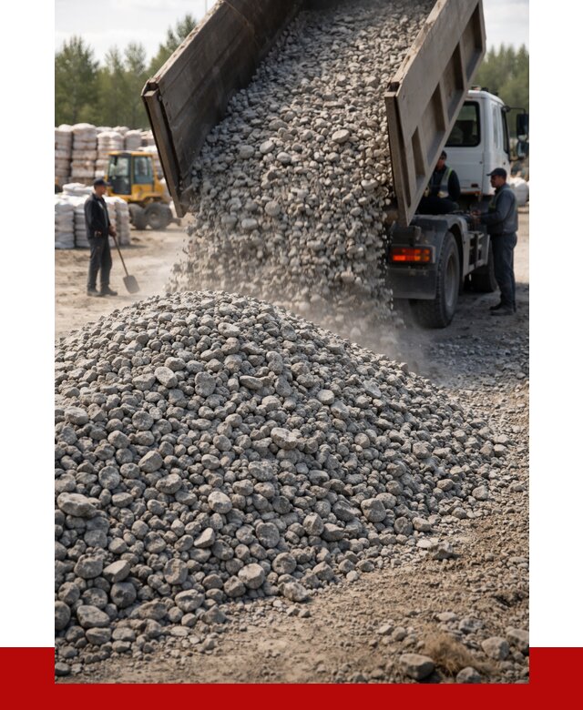 Бетонный щебень фракция 40-70 в Мирном от 1820 р. ПРОНЕРУДМир