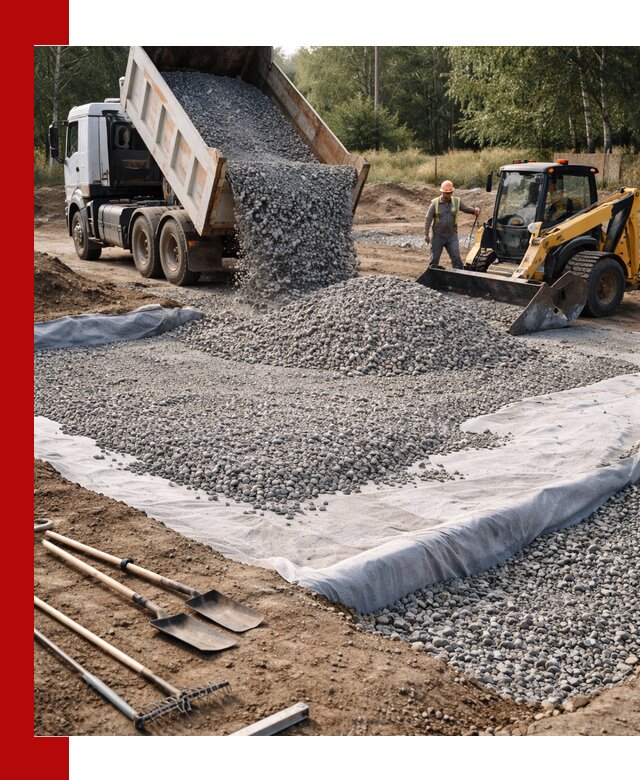 Щебень для фундамента с доставкой в Мирном