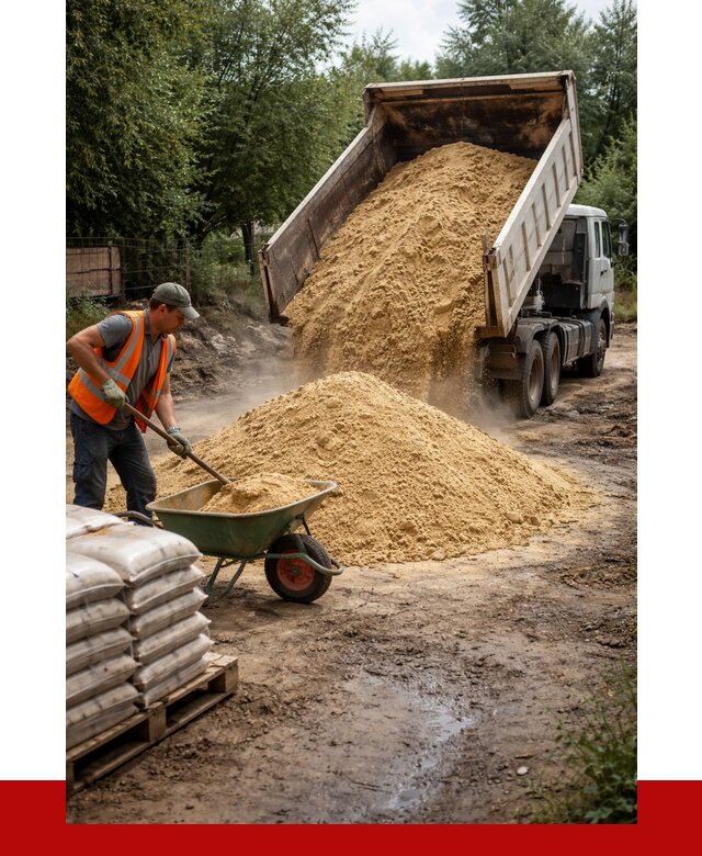 Купить песок с доставкой в Мирном от 1820 р. | ПРОНЕРУДМир