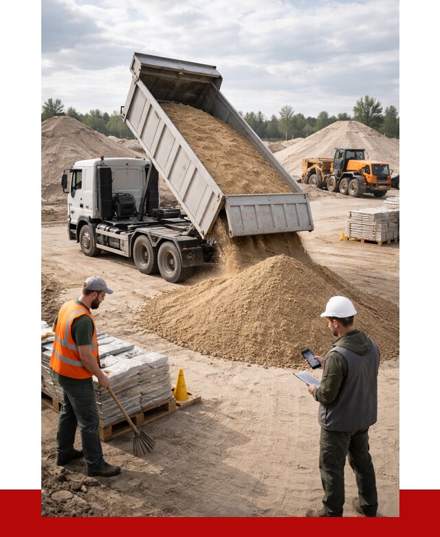Карьерный песок с доставкой в Мирном от 3639 р. ПРОНЕРУДМир