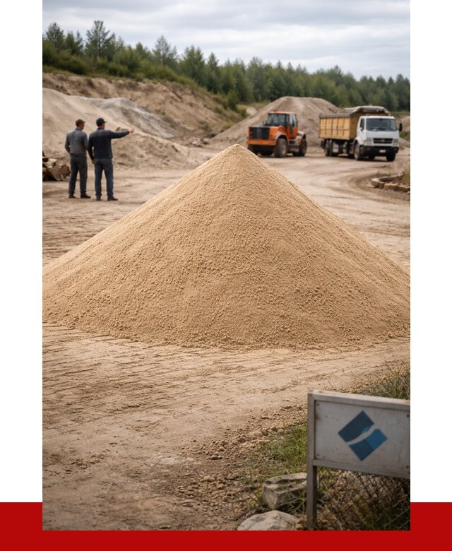 Карьерный песок навалом в Мирном от 1820 р. | ПРОНЕРУДМир