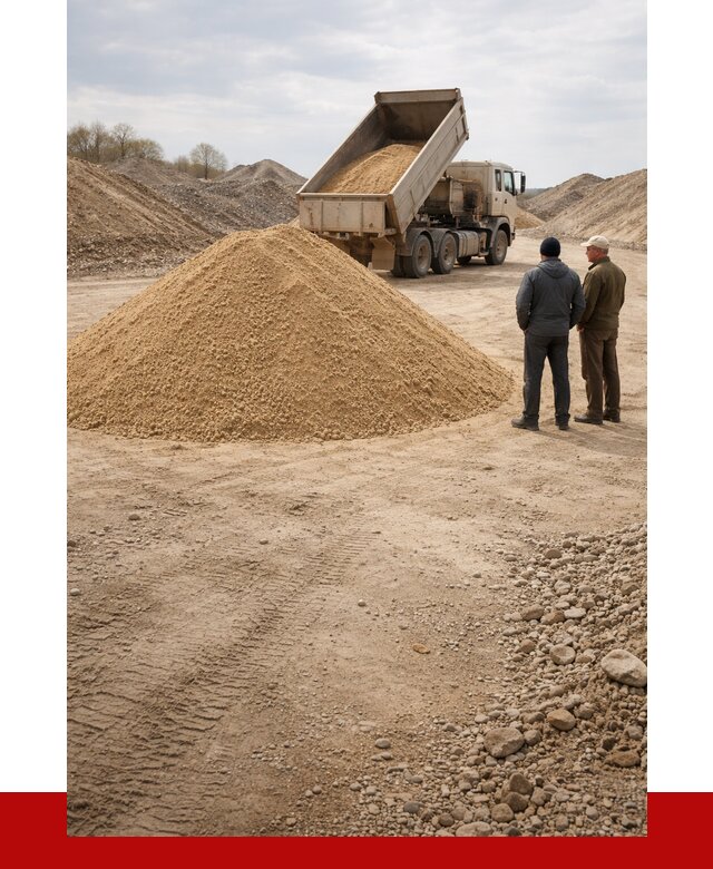 Карьерный песок крупнозернистый в Мирном от 8593 р | ПРОНЕРУДМир