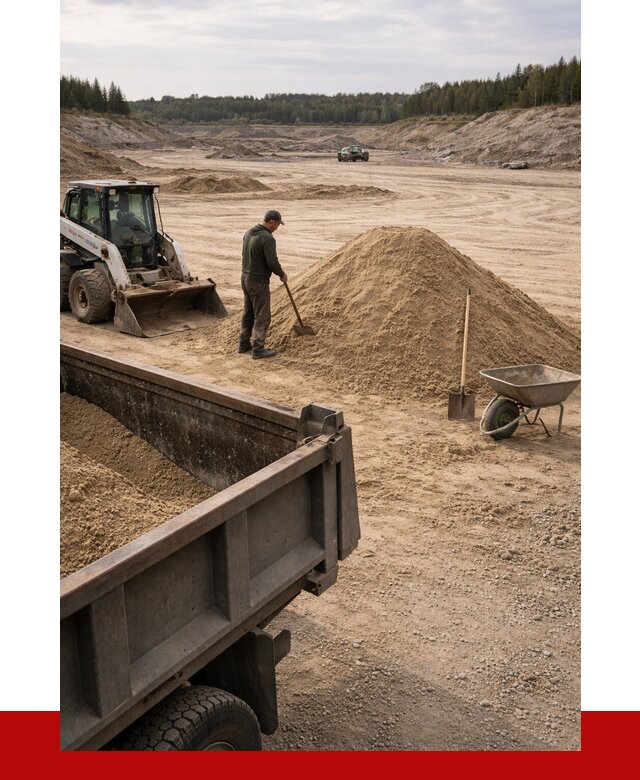 Карьерный песок среднезернистый в Мирном, от 2224 р. ПРОНЕРУДМир