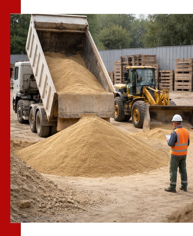 Доставка карьерного мелкозернистого песка в Мирном