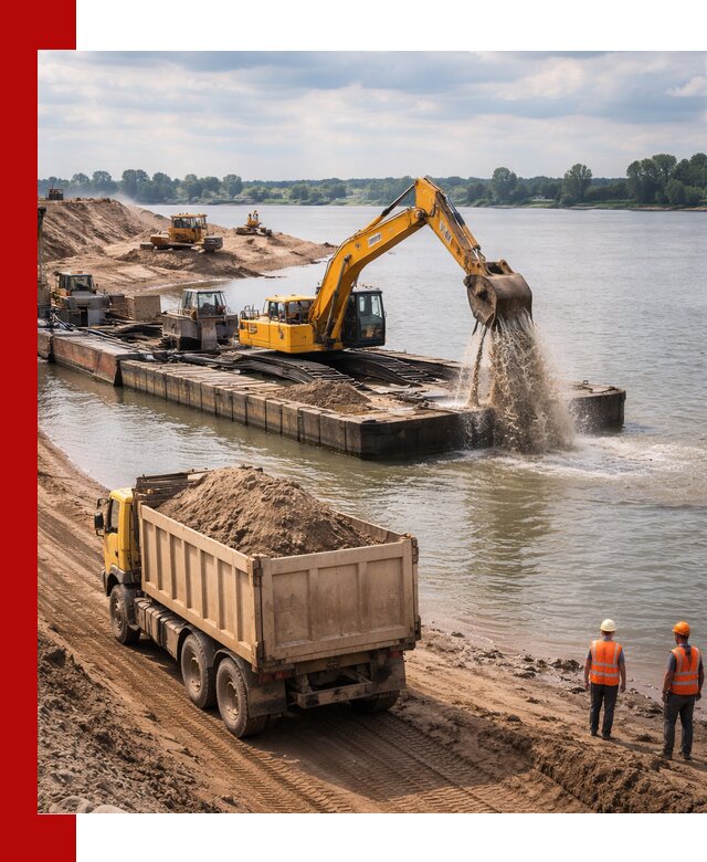 Намывной песок с доставкой в Мирном оптом и в розницу