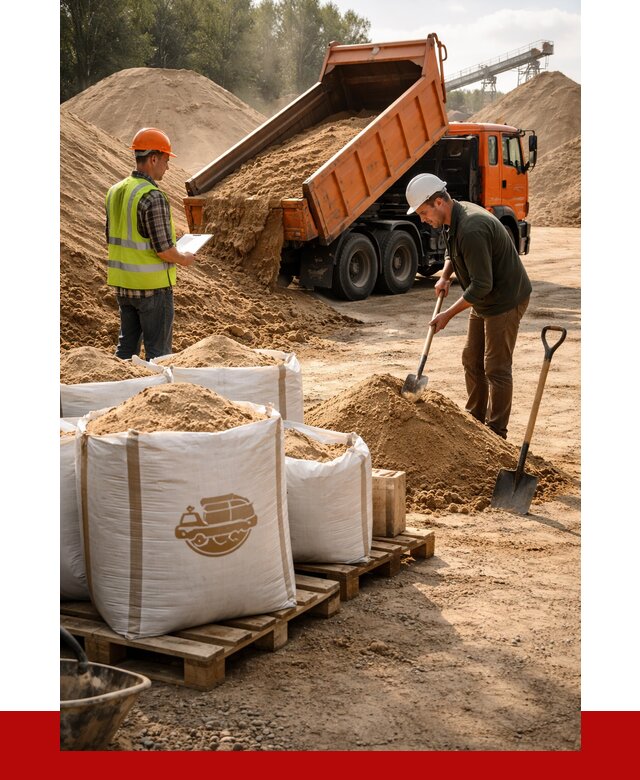 Строительный песок в Мирном от 2224 р. с доставкой, ПРОНЕРУДМир