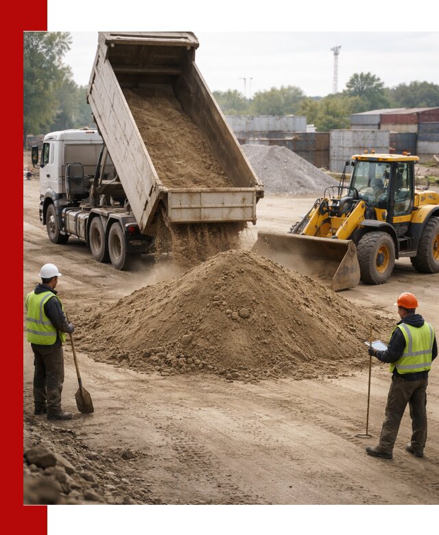 Доставка и продажа пескогрунта оптом и в розницу в Мирном