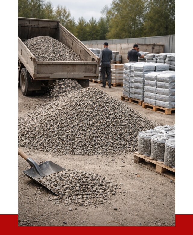 Гравий фракция 5-20 в Мирном купить от 2325 р. ПРОНЕРУДМир