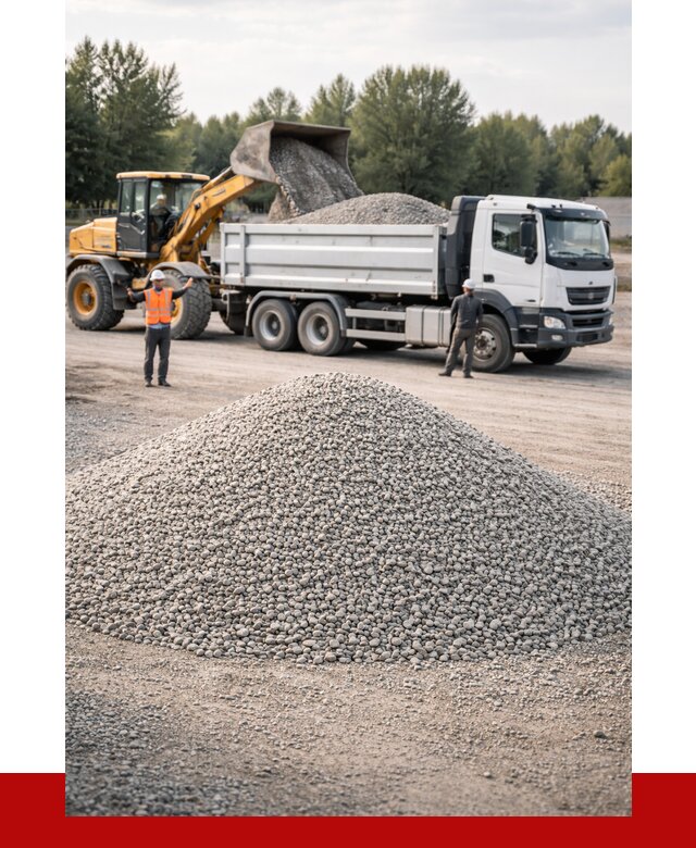 Купить мытый гравий в Мирном от 3538 р, доставка ПРОНЕРУДМир