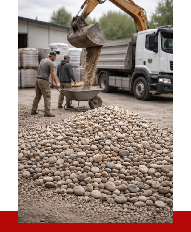 Галька декоративная в Мирном от 3235 р. за куб | ПРОНЕРУДМир