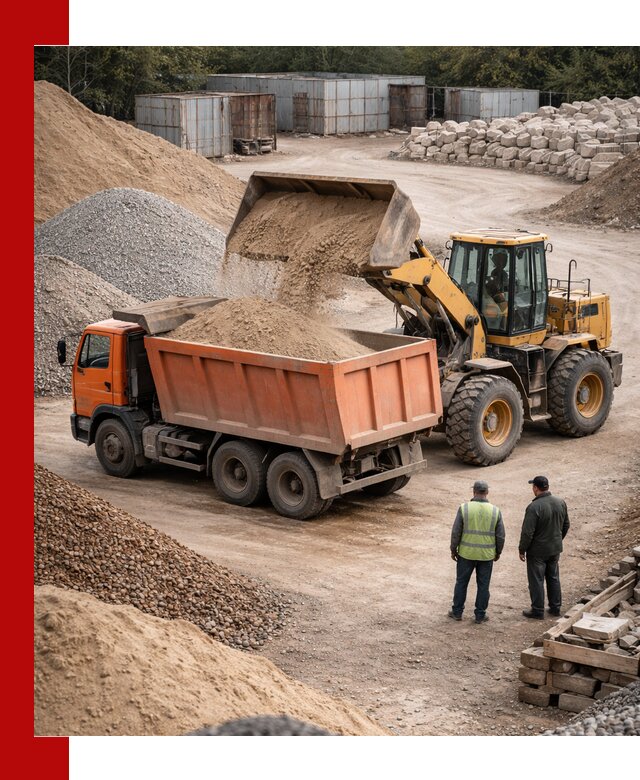 Доставка сыпучих смесей и смесей для стройки в Мирном