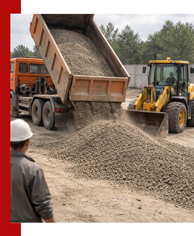 Доставка щпс С8 самосвалами в Мирном от производителя