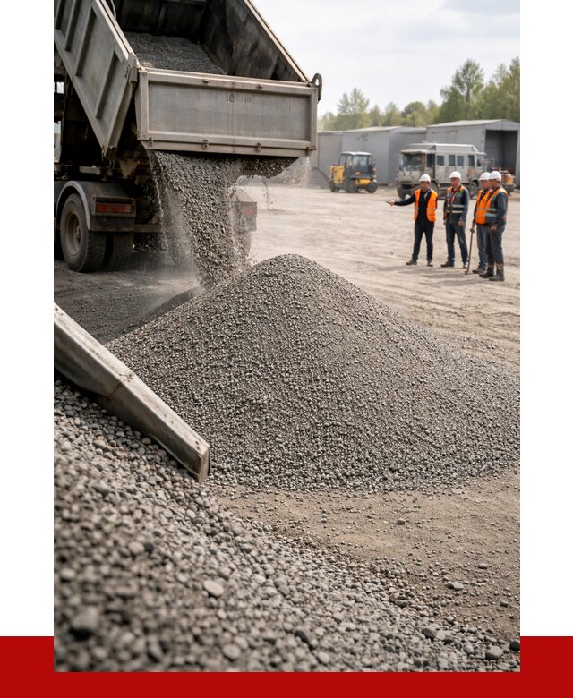 Гравийный отсев 0-5 в Мирном от 1213 р. с доставкой | ПРОНЕРУДМир