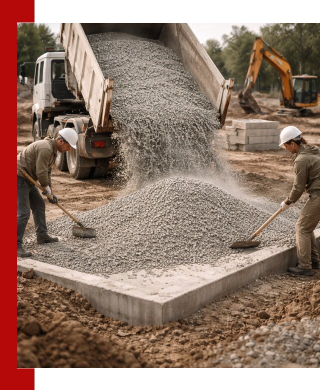 Доставка и продажа отсева для бетона в Мирном