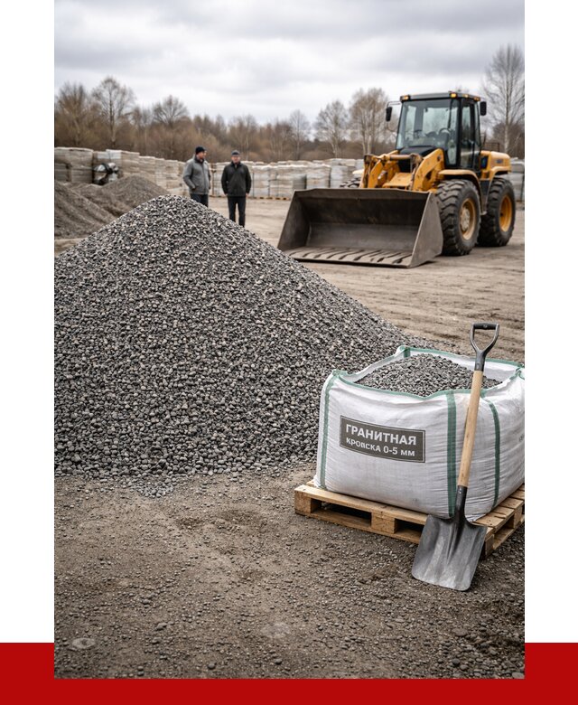 Купить гранитную крошку в Мирном от 4852 р. с доставкой | ПРОНЕРУДМир