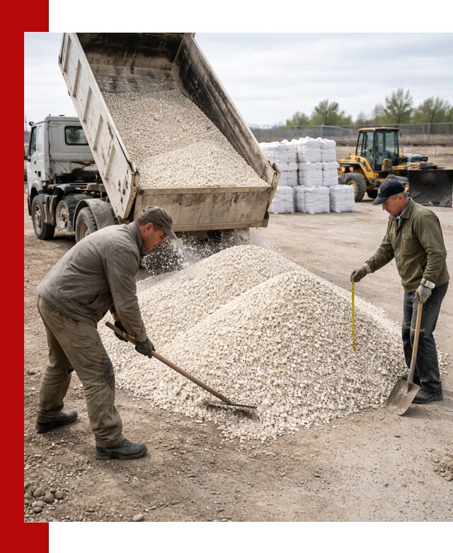 Мраморная крошка с доставкой и разгрузкой в Мирном