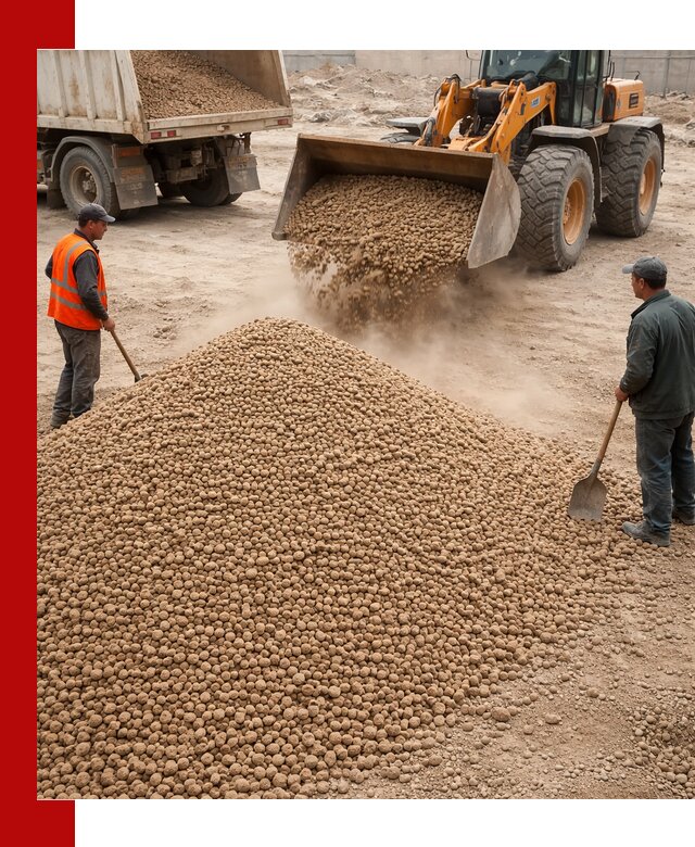 Керамзит фракция 10-20 с доставкой в Мирном