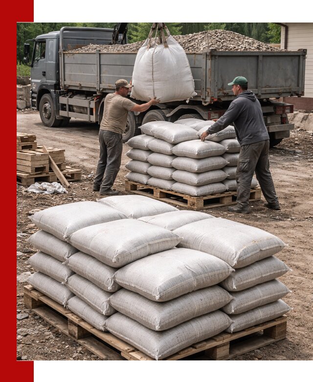 Керамзит в мешках с доставкой в Мирном от компании-поставщика