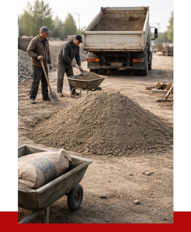 Цементно-песчаная смесь М150 в Мирном от 4751 р. | ПРОНЕРУДМир