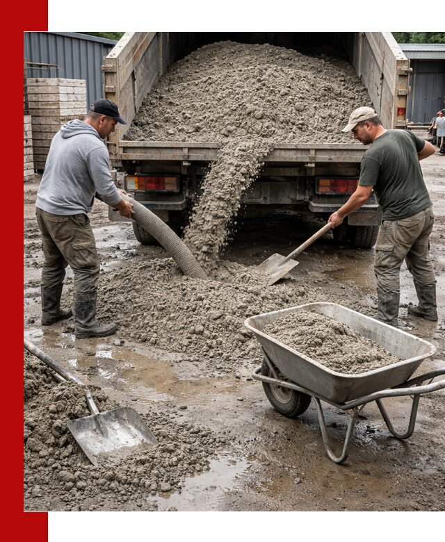 Цементно-песчаная смесь М150 доставка в Мирном