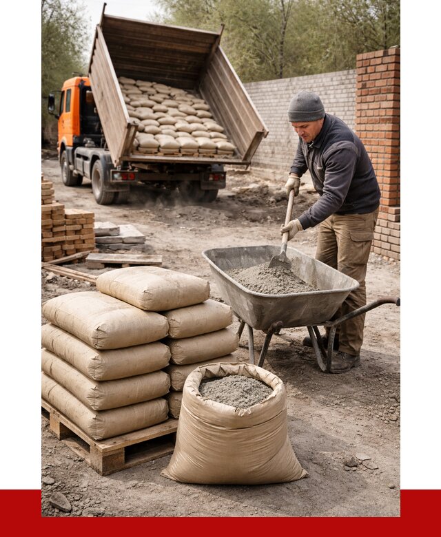 Купить сухую смесь для кладки в Мирном от 1213 р. | ПРОНЕРУДМир