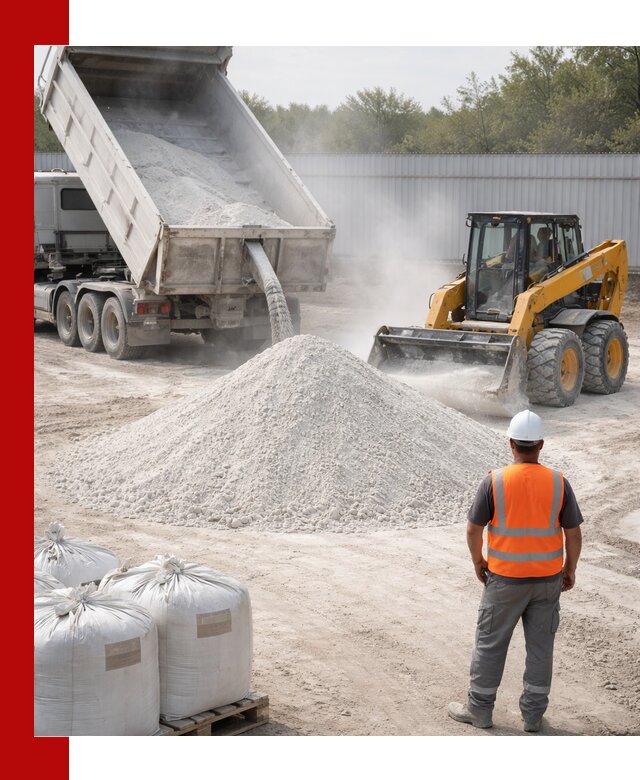 Доставка и продажа известняковой муки в Мирном