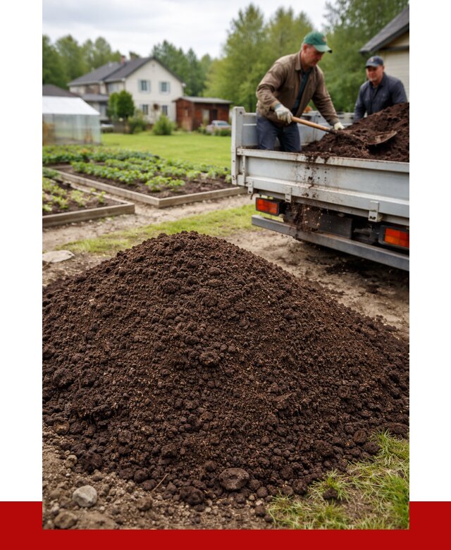 Плодородный грунт в Мирном с доставкой от 4246 р. | ПРОНЕРУДМир