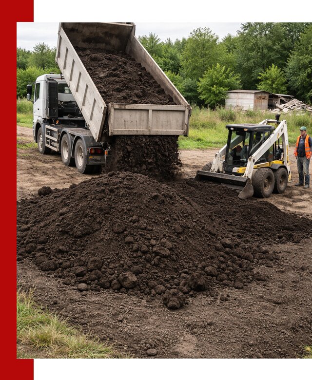 Поставка плодородной земли с доставкой самосвалом в Мирном