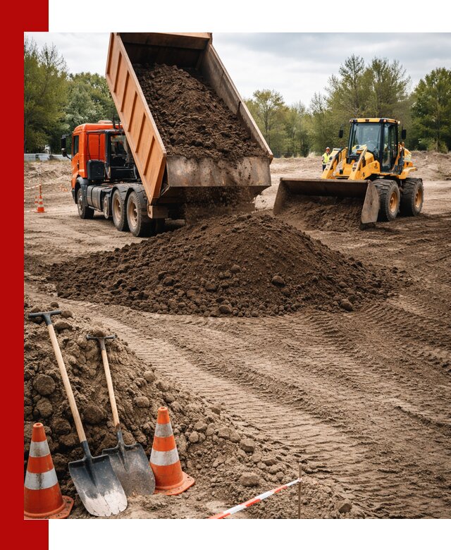 Поставка и доставка планировочного грунта в Мирном