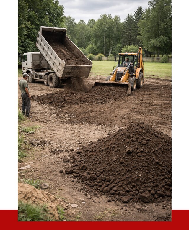 Грунт для выравнивания участка в Мирном от 1213 р. | ПРОНЕРУДМир