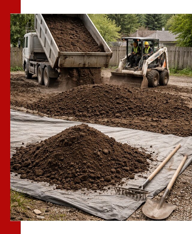 Грунт для отсыпки участка с доставкой в Мирном