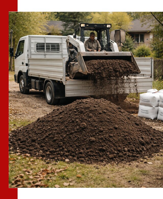 Доставка садовой земли в больших объёмах в Мирном